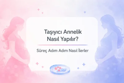 Taşıyıcı annelik nasıl yapılır, süreç nasıl ilerler